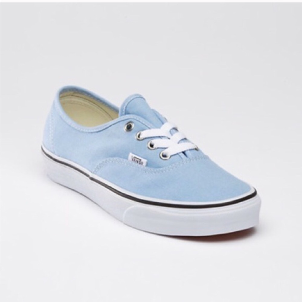 Baby Blue Vans Size 7